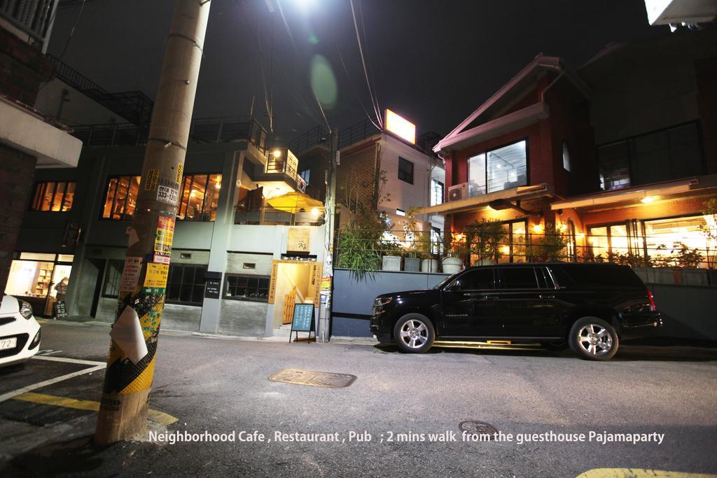 Hongdae Guesthouse Pajamaparty Seoul Exterior foto